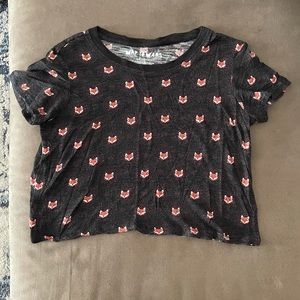 Fox crop top